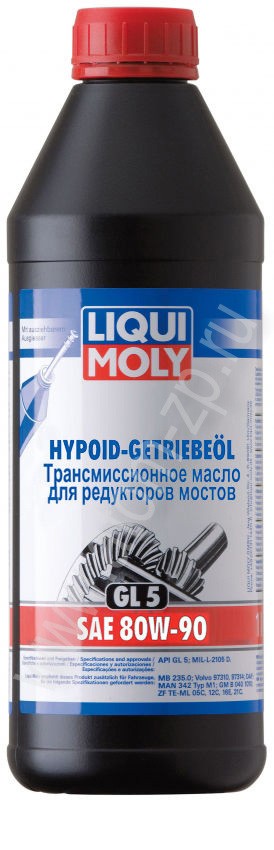 Liqui Moly минеральное Hypoid-Getriebeoil (GL-5) 80W90