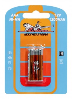 Батарейки AAA HR03 аккумулятор Ni-Mh 1200 mAh 2шт.