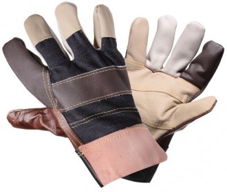 Перчатки кожаные, комбинированные (защитные от механических повреждений )
